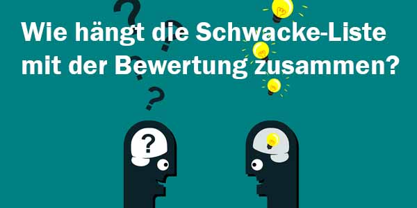 Wie hängt die Schwacke-Liste mit der Bewertung zusammen_